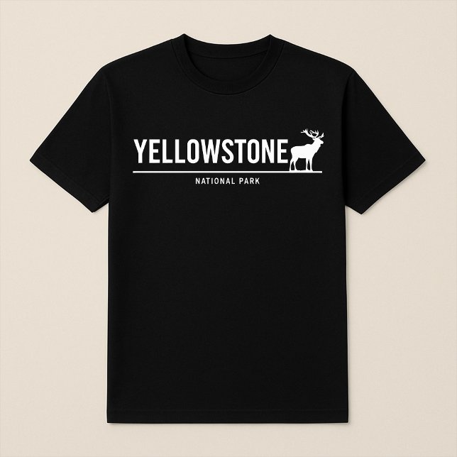 T-shirt Parc national de Yellowstone Elk (Créateur téléchargé)