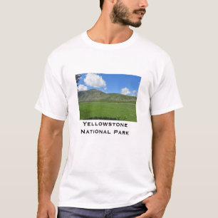 T-shirt Parc national de Yellowstone Green Valley Photo