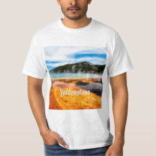 T-shirt Parc national de Yellowstone Monts Nature Animaux