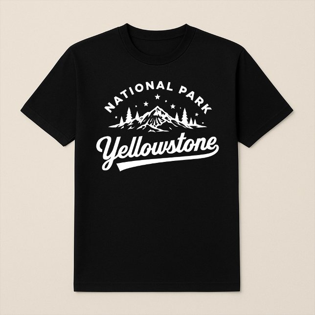 T-shirt Parc national de Yellowstone Mountain & Forest (Créateur téléchargé)