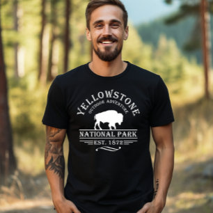 T-shirt Parc national de Yellowstone vintage
