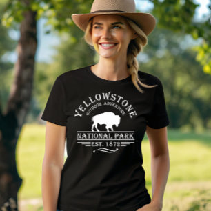 T-shirt Parc national de Yellowstone vintage
