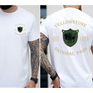 T-shirt Parc national de Yellowstone Vintage