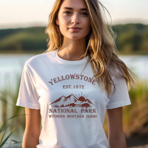 T-shirt Parc national de Yellowstone vintage