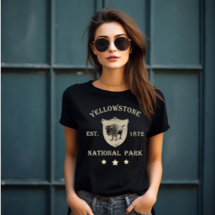 T-shirt Parc national de Yellowstone vintage