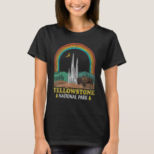 T-shirt Parc national de Yellowstone Vintage les années 70
