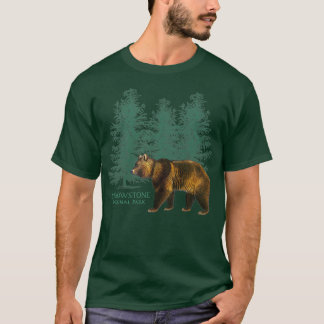 T-shirt Parc national de Yellowstone Wyoming Bear Trees So