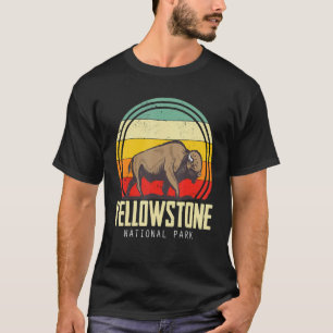 T-shirt Parc national de Yellowstone Wyoming Camping Natur