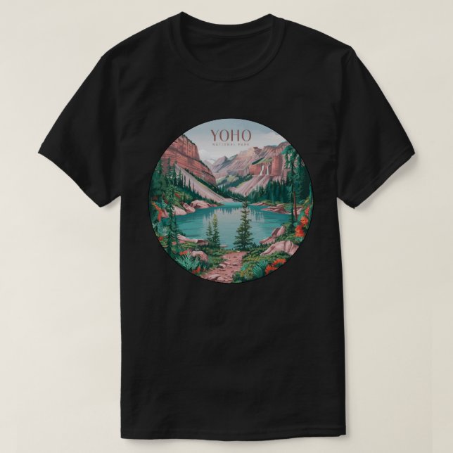 T-shirt Parc national de Yoho (Design devant)