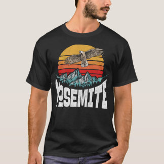 T-shirt Parc national de Yosemite Aigle Vintage de Bald