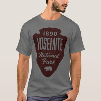 T-shirt Parc national de Yosemite Bear Arrowhead Brown