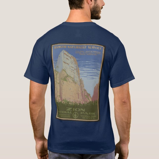 T-shirt Parc national de Zion (Dos)