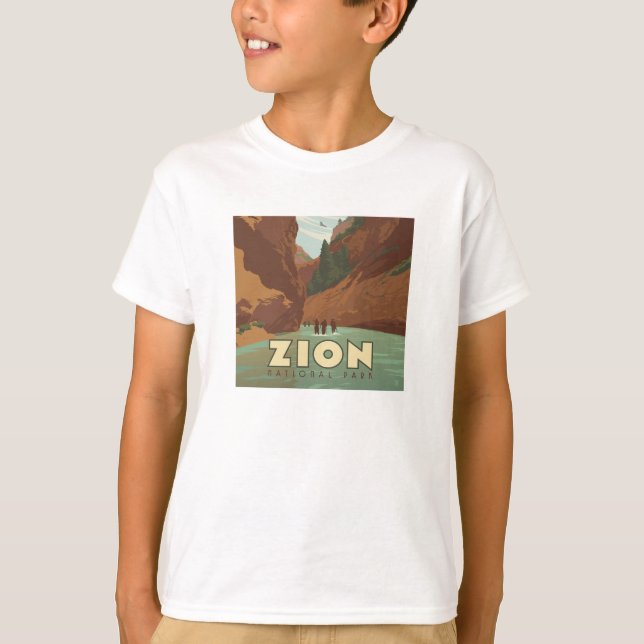 T-shirt Parc national de Zion | Les Étroits (Devant)