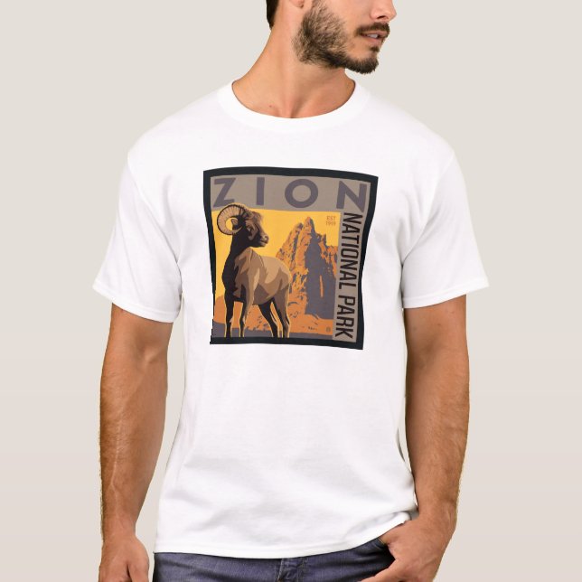 T-shirt Parc national de Zion | Ram (Devant)