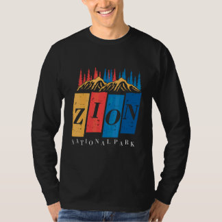 T-shirt Parc national de Zion Utah Canyon Souvenir Randonn