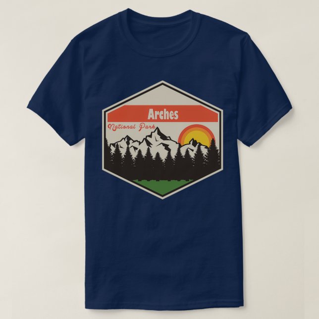T-shirt Parc national des Arches 125 (Design devant)