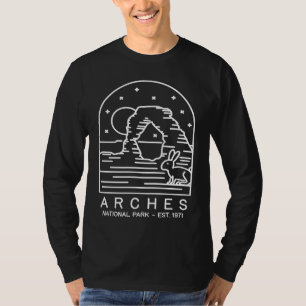 T-shirt Parc national des Arches 1929 1971 Moab Utah