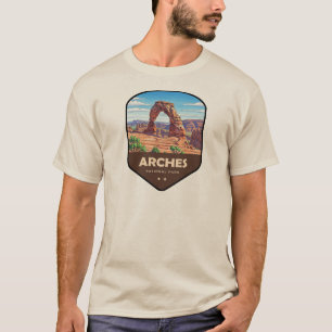 T-shirt Parc national des Arches Utah Bouclier