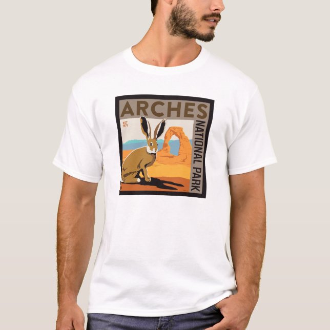 T-shirt Parc national des Arches, Utah | Jacklapin (Devant)