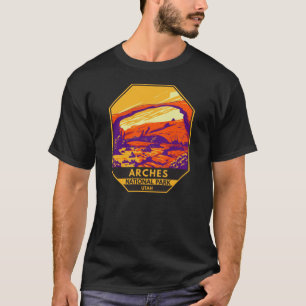 T-shirt Parc national des Arches Utah Paysage Vintage