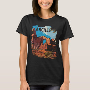 T-shirt Parc national des Arches Voyage à travers les roch
