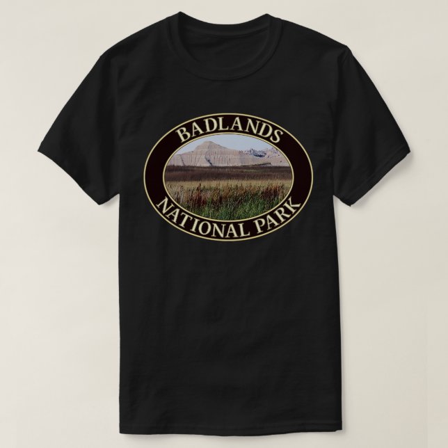 T-shirt Parc national des Badlands dans le Dakota du Sud 1 (Design devant)