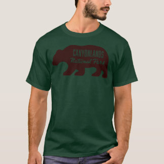T-shirt Parc national des Cantons Ours Brown