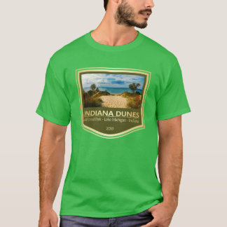 T-shirt Parc national des dunes de l'Indiana PF2 format gé