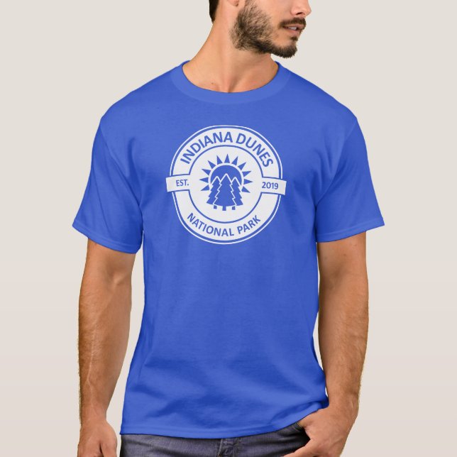 T-shirt Parc national des dunes d'Indiana Sun Trees (Devant)