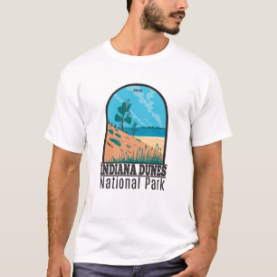 T-shirt Parc national des dunes d'Indiana Vintage
