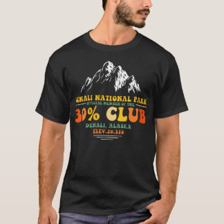 T-shirt Parc national des femmes Denali Alaska 30 Club Den