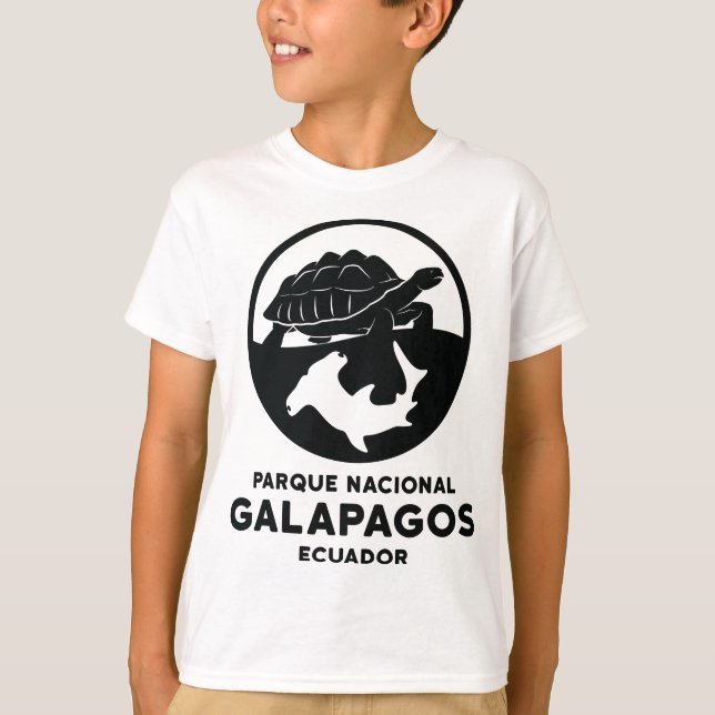 T-shirt Parc national des Galapagos de requins à marteau d (Devant)