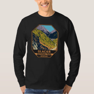 T-shirt Parc national des Glaciers Aller au chemin Sun 