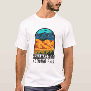 T-shirt  Parc national des Great Sand Dunes Colorado Vinta
