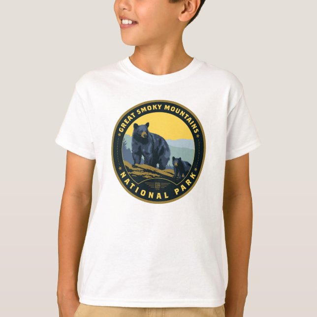 T-shirt Parc national des Great Smoky Mountains (Devant)