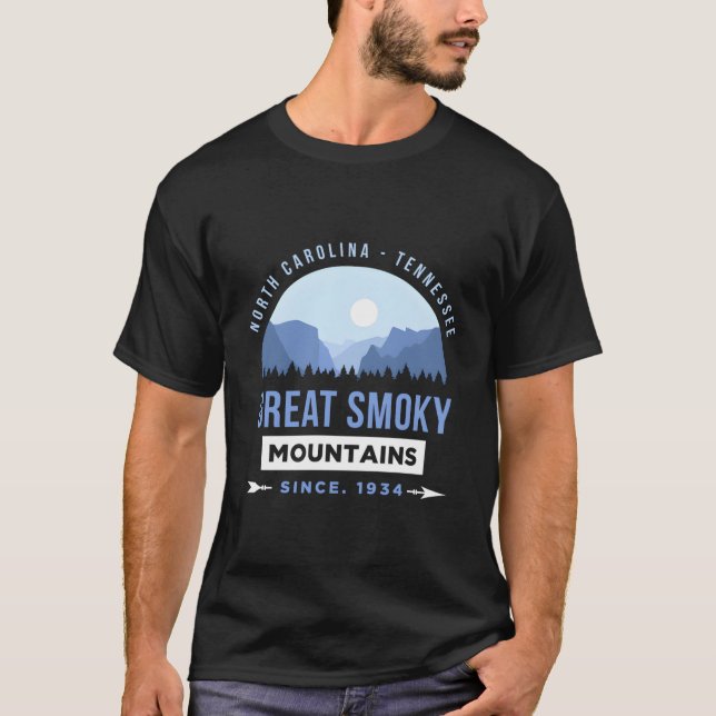 T-shirt Parc national des Great Smoky Mountains (Devant)