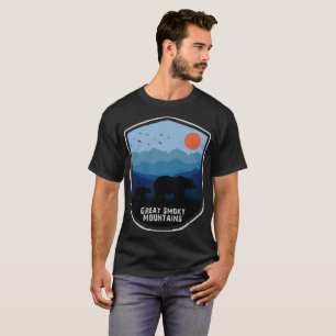 T-shirt Parc national des Great Smoky Mountains, Retro Our