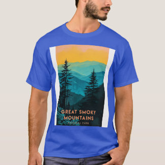 T-shirt Parc national des Great Smoky Mountains Voyage 2