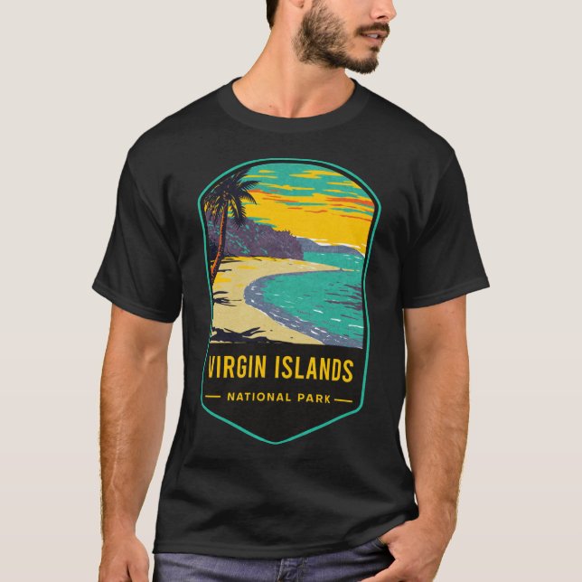 T-shirt Parc national des Îles Vierges (Devant)