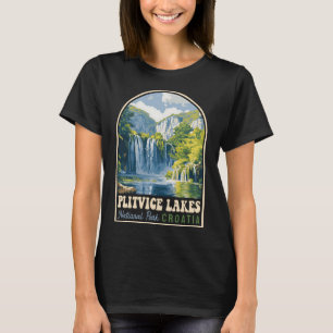T-shirt Parc national des Lacs-Plitvice Croatie Souvenir