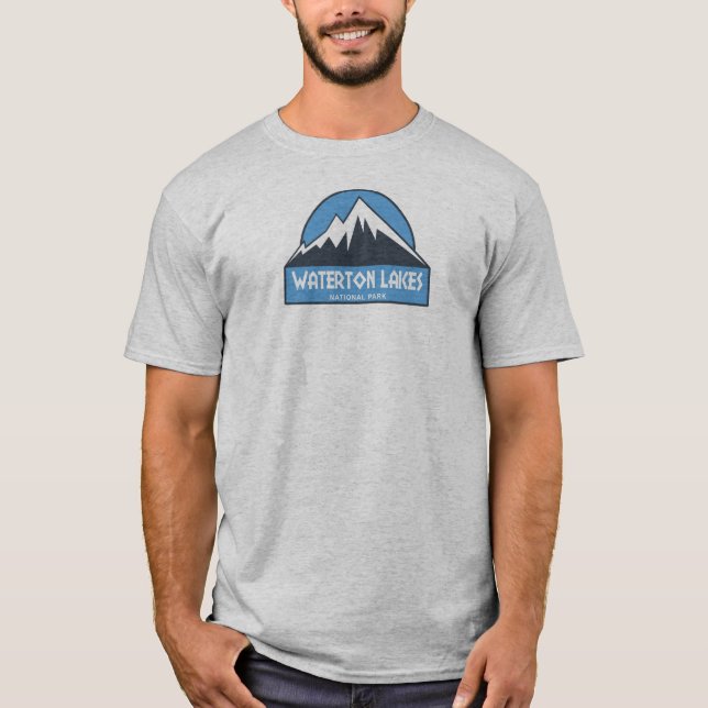 T-shirt Parc national des Lacs-Waterton (Devant)