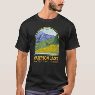 T-shirt Parc national des Lacs-Waterton Canada Voyage Vint