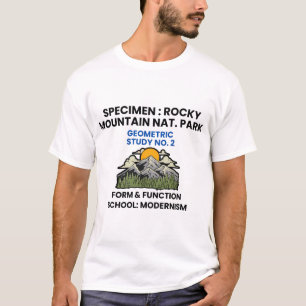 T-shirt Parc national des montagnes Rocheuses Retro Specim