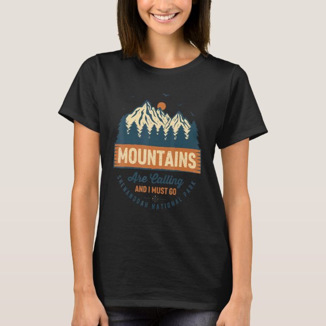T-shirt Parc national des monts Shenandoah Souvenir Vierge (Devant)