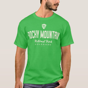 T-shirt Parc national des Rocheuses 1915 Arrowhead Tan