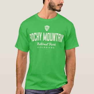 T-shirt Parc national des Rocheuses 1915 Arrowhead Tan