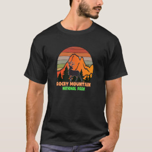 T-shirt Parc national des Rocheuses Colorado Voyageur Vis