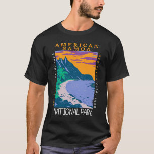 T-shirt Parc national des Samoa américaines Plage d'Ofu