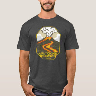 T-shirt Parc national des volcans d'Hawaï Kilauea Emblème
