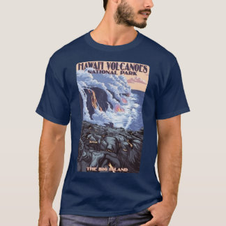 T-shirt Parc national des volcans d'Hawaï The Big Island T